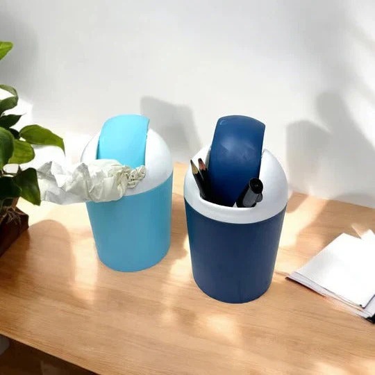 Mini Plastic Desktop Trash Bin