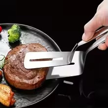 Stainless steel food tongs