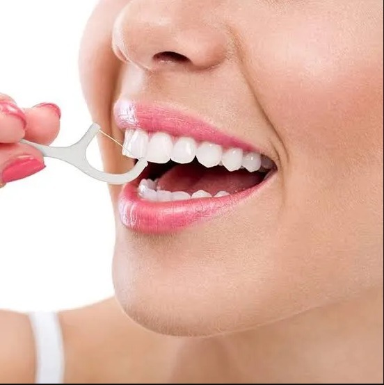 25pcs Disposable Floss Toothpicks