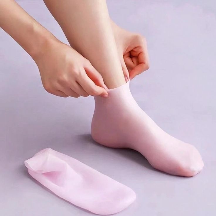 1 Pair Silicone Gel Moisturizing Socks