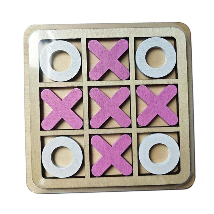 Wooden Tic Tac Toe Game